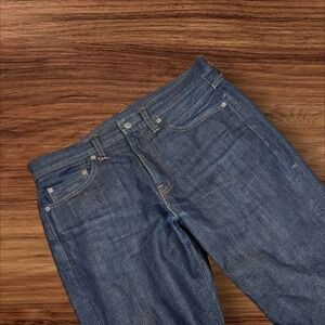 J Crew 770 Straight Fit‎ Dark Wash Denim Jeans Mens 31x32 Kaihara